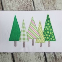 Christmas Tree Machine Applique Design